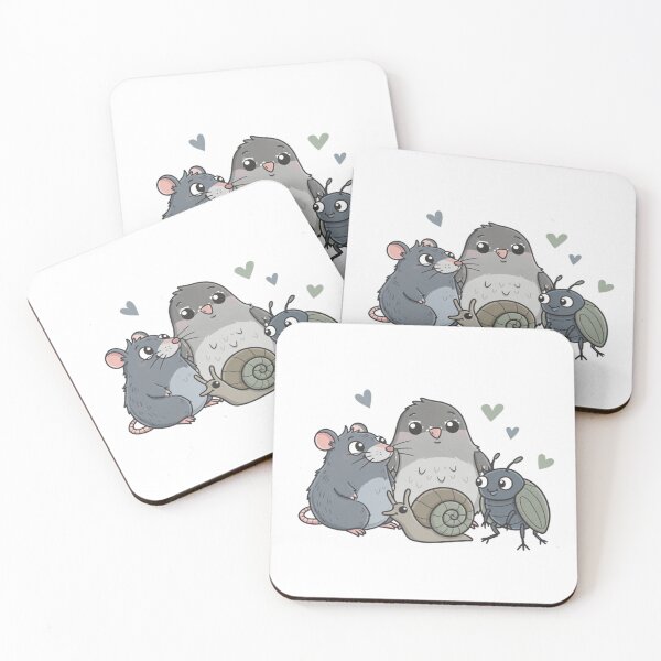 Item preview, Animal Friends Group Pocket Creatures Cute Animal Sticker designed and sold by Panom Suavichien.