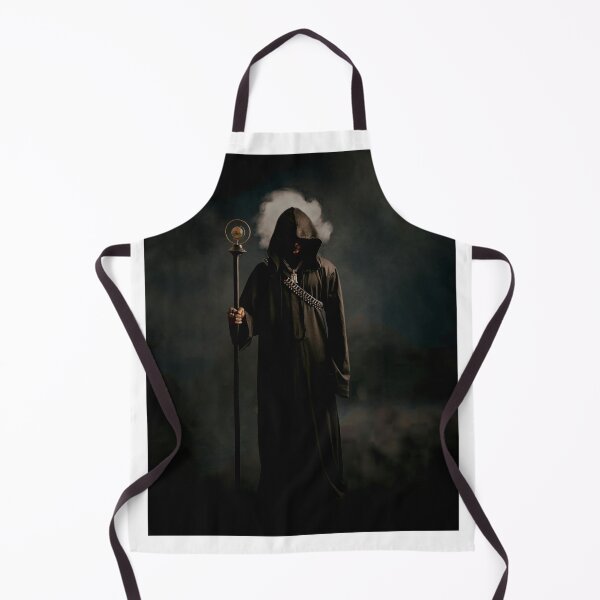 Item preview, Dark Hooded Figure with Staff – Mysterious Shadow Aesthetic, Gothic Street Fantasy Art” designed and sold by Silent Messages.