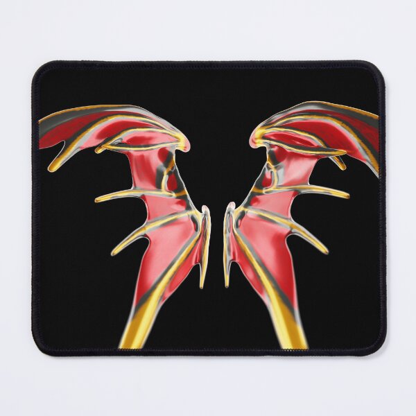 Item preview, Crimson and Gold Dragon Wings designed and sold by tanmaydas241.