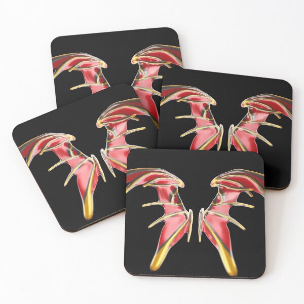 Item preview, Crimson and Gold Dragon Wings designed and sold by tanmaydas241.