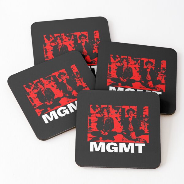 Item preview, Red Silhouette With White Typography Synth Pop designed and sold by billiasbros.