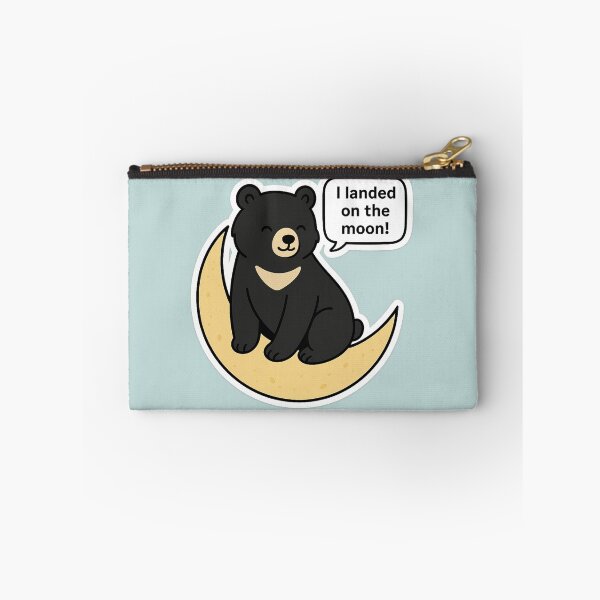 Item preview, Moon Bear on the Moon – 반달곰 designed and sold by mycreastyle.