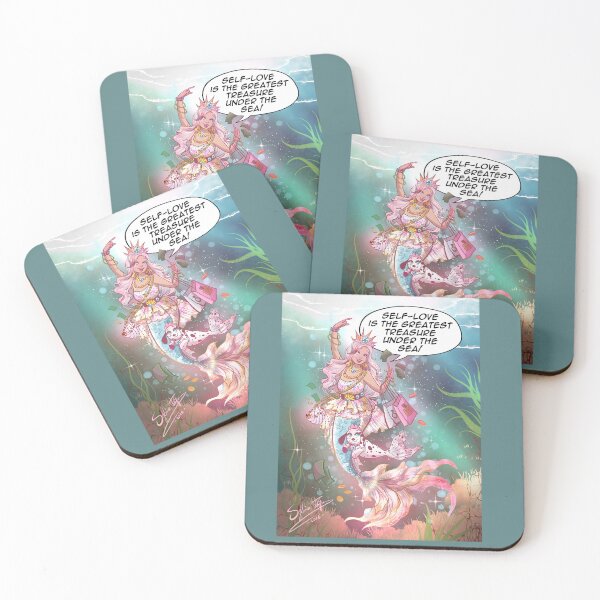 Item preview, Self-Love Mermaid and Mer-pup Unde The Sea designed and sold by TeamLouOfficial.