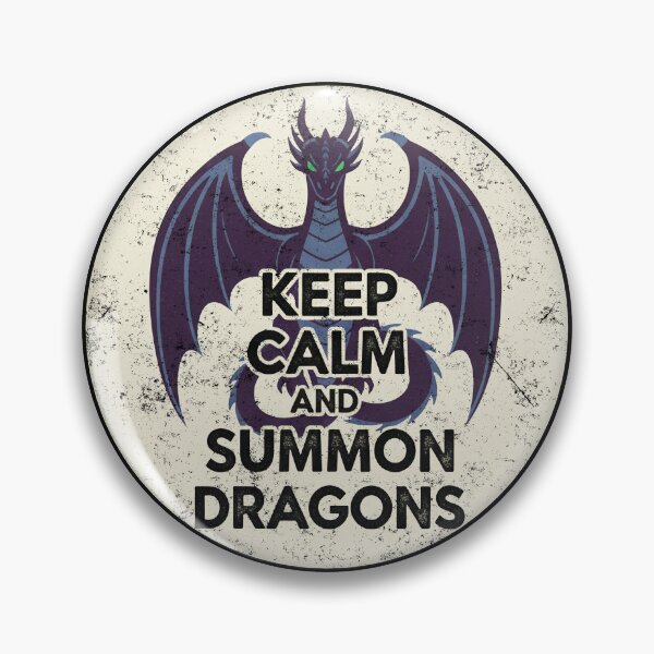 Item preview, Keep Calm and Summon Dragons Vintage Fantasy designed and sold by BluecidDesign.