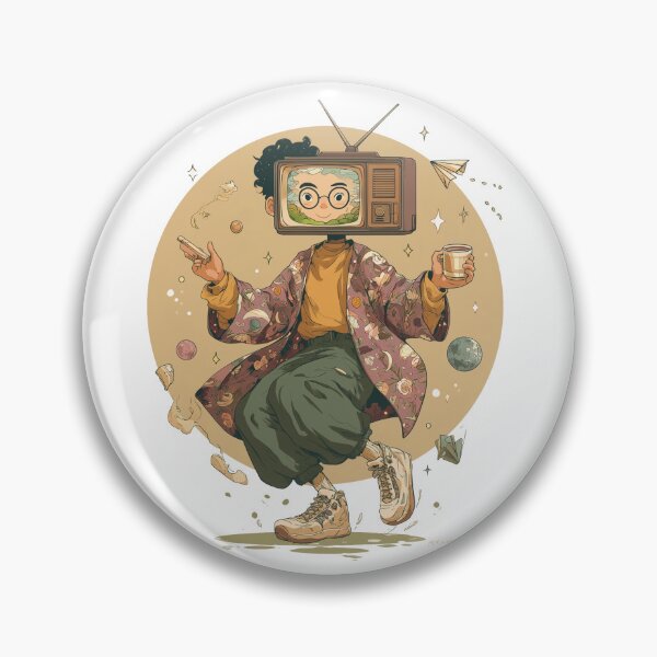 Item preview, Whimsical TV Head Retro Dancing Creative Soul designed and sold by feayn.