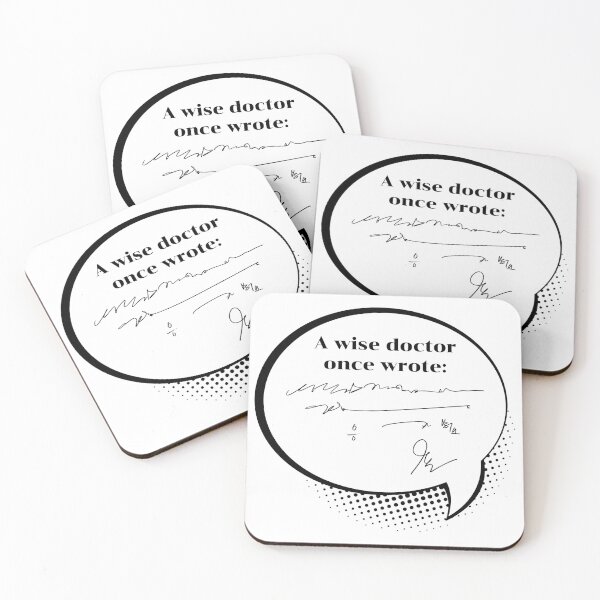 Item preview, Funny Doctor Handwriting Meme Sarcastic Speech Bubble designed and sold by P-Design-Lab.