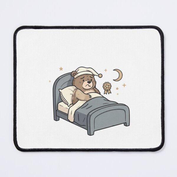 Item preview, Sleepy Bear In Bed Pocket Creatures Cute Animal  designed and sold by Panom Suavichien.