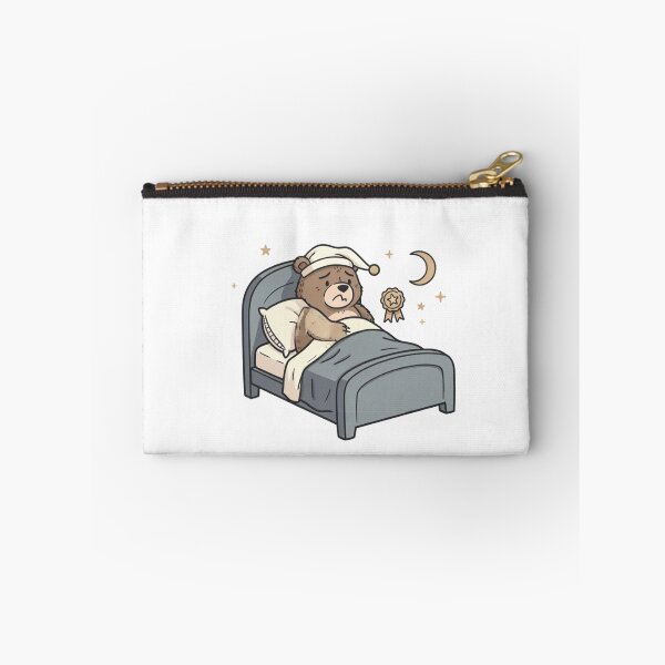 Item preview, Sleepy Bear In Bed Pocket Creatures Cute Animal  designed and sold by Panom Suavichien.
