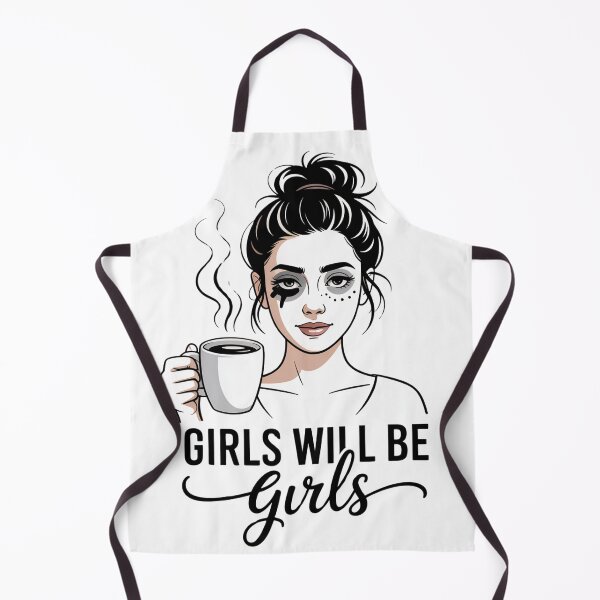 Item preview, Girls Will Be Girls Messy Bun Coffee Aesthetic Feminism Feminist designed and sold by ArcticFoxStudio.