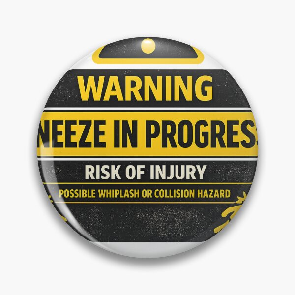 Item preview, Sneeze in Progress - risk of injury designed and sold by Shonner.