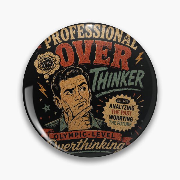 Item preview, Professional Overthinker Funny design  designed and sold by LunaVales.