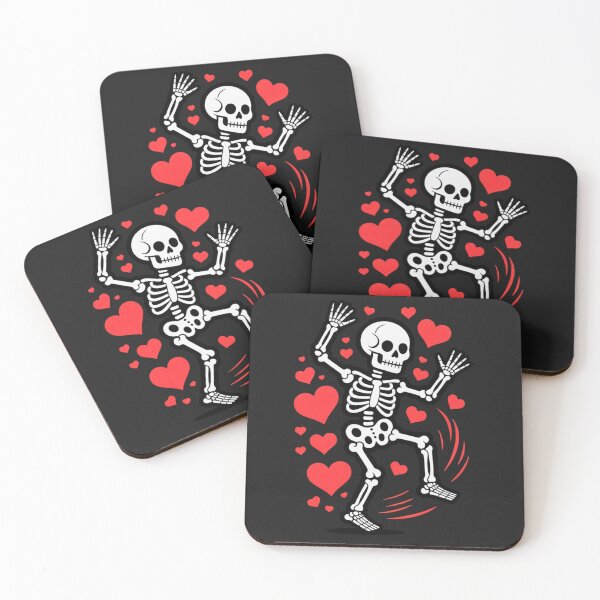Item preview, Love Bones Dance – Funny Skeleton Heart Tee designed and sold by JAMESAMORN.