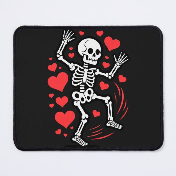 Item preview, Love Bones Dance – Funny Skeleton Heart Tee designed and sold by JAMESAMORN.
