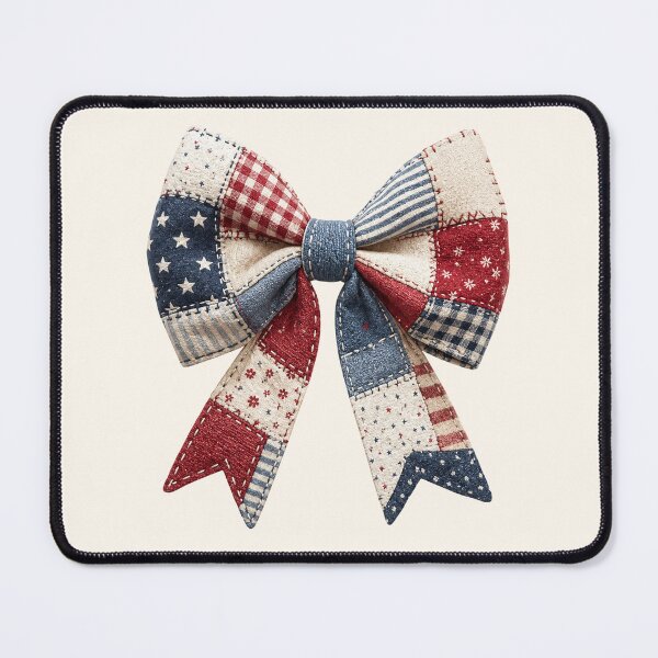 Artikelvorschau, Vintage Patchwork Schleife Americana Quiltband entworfen und verkauft von SweetLilith.