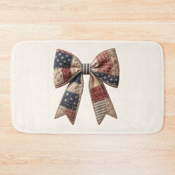 Item preview, Vintage Americana Patchwork Bow Quilt Style Ribbon designed and sold by SweetLilith.