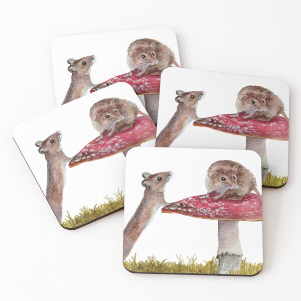 Item preview, Of Mice and Mushrooms designed and sold by EmmaPilgrimArt.