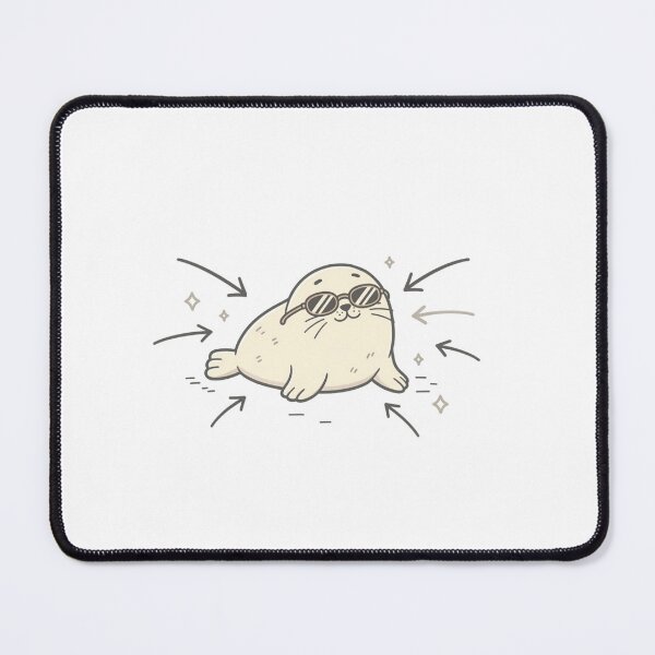 Item preview, Cool Seal With Sunglasses Pocket Creatures Funny Animal designed and sold by Panom Suavichien.