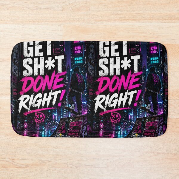 Item preview, Cyberpunk Neon Motivation Street Art designed and sold by NOMISKISAW.