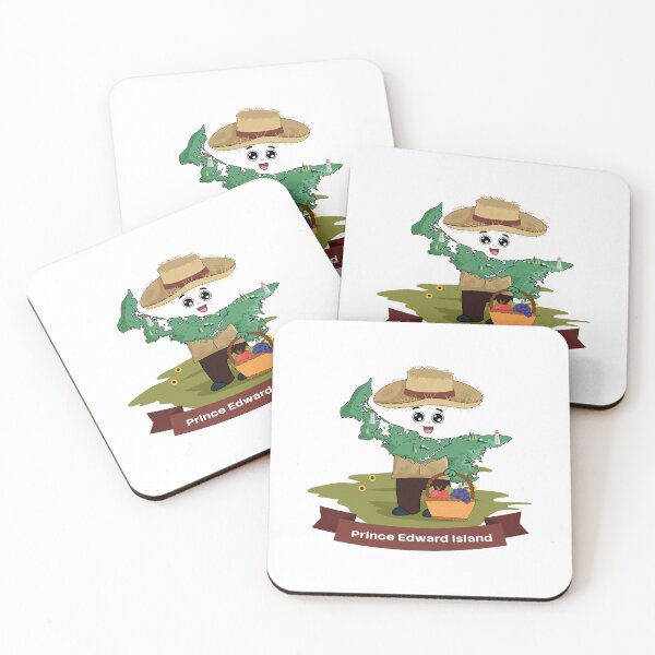 Item preview, Prince Edward Island Map Character - Farm & Country Style designed and sold by Travel.Art.