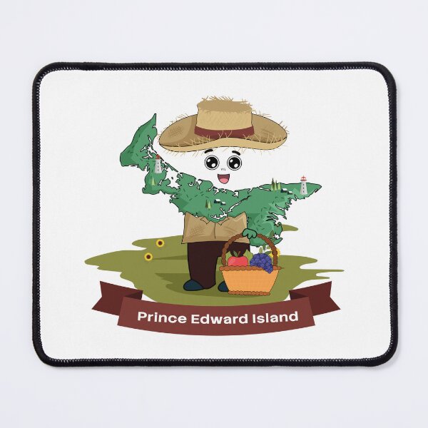Item preview, Prince Edward Island Map Character - Farm & Country Style designed and sold by Travel.Art.