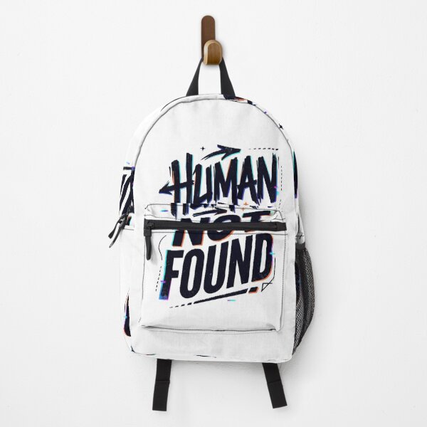 Item preview, Human Not Found Typography Design – Modern Aesthetic Text Art for Stickers, T-Shirts & Posters designed and sold by Prism-Bubble.