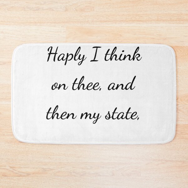 Item preview, "Haply I think on thee, and then my state," - handwriting black designed and sold by ariksworld.