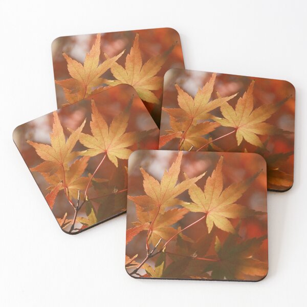 Item preview, Golden Autumn Maple Leaves Nature Photography Aesthetic designed and sold by CreativePallavi.
