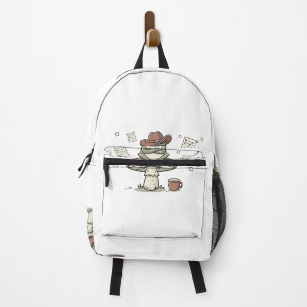 Item preview, Cowboy Frog On Mushroom Pocket Creatures Funny Animal  designed and sold by Panom Suavichien.