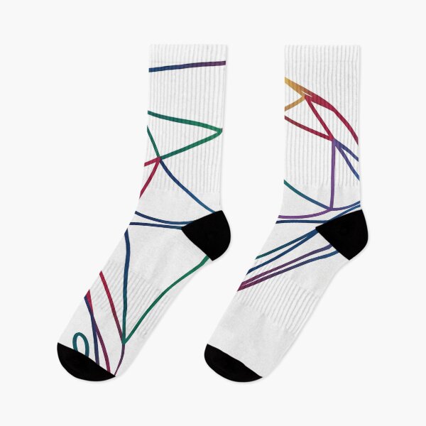 Item preview, Rainbow Continuous Line Diamond Minimalist Illustration designed and sold by PixorStudio.