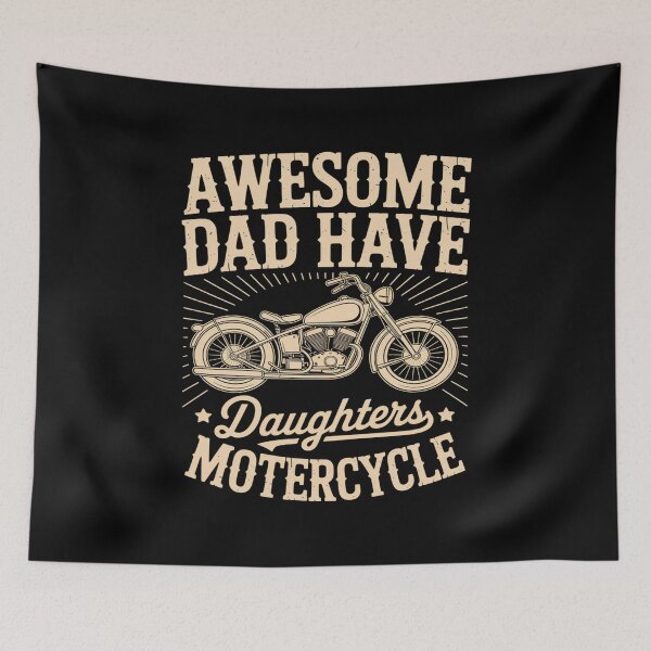 Item preview, Awesome Dads Have Daughters and Motorcycle Dad designed and sold by grounabslaninal.