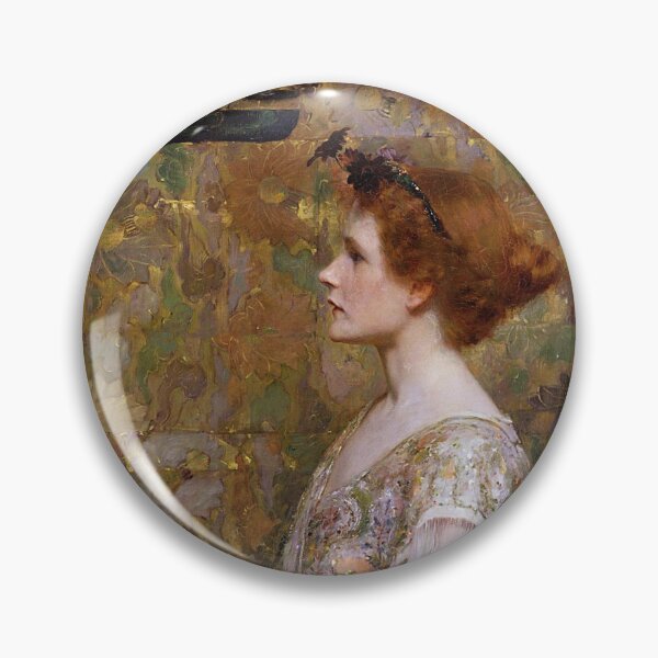 Item preview, Albert Herter, Redhead in an Embroidered Dress, 1894 designed and sold by L'Atelier 1888.