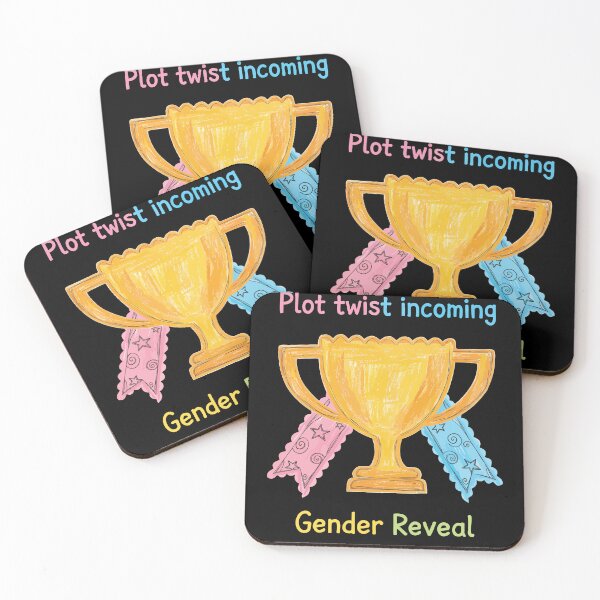 Item preview, Gender Reveal Plot Twist Incoming Baby Shower designed and sold by LuminOrb.