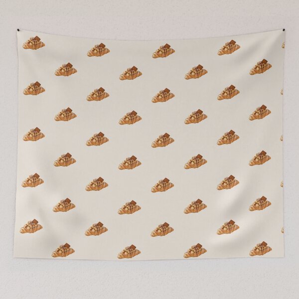 Item preview, French Bakery Pastries | Biscoff Croissant Art designed and sold by simplepaperplan.