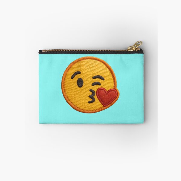 Item preview, Kissing smiley patch with heart designed and sold by Mauswohn.