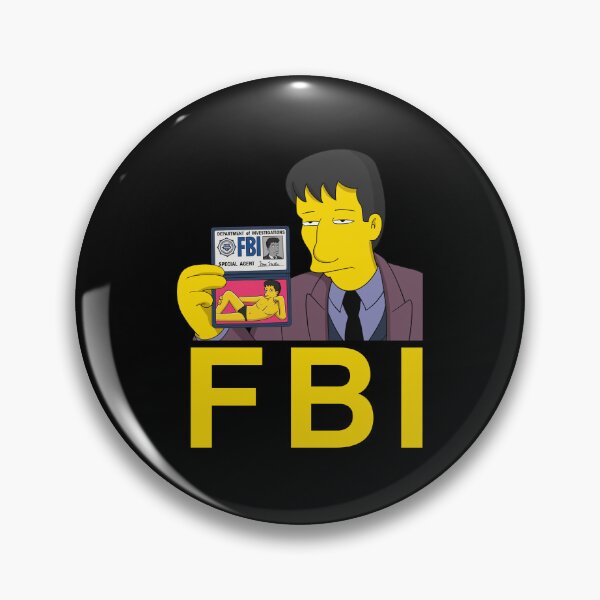 Item preview, Fox Mulder FBI Simpsons designed and sold by rockbottomau.