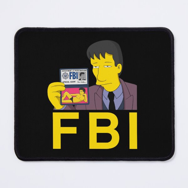 Item preview, Fox Mulder FBI Simpsons designed and sold by rockbottomau.