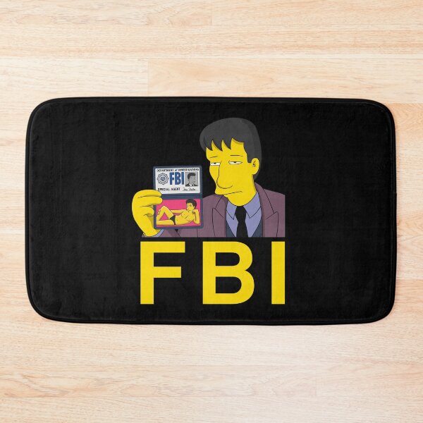 Item preview, Fox Mulder FBI Simpsons designed and sold by rockbottomau.