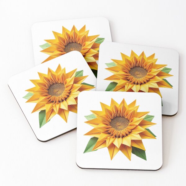 Item preview, Origami style sunflower designed and sold by ArtNames.