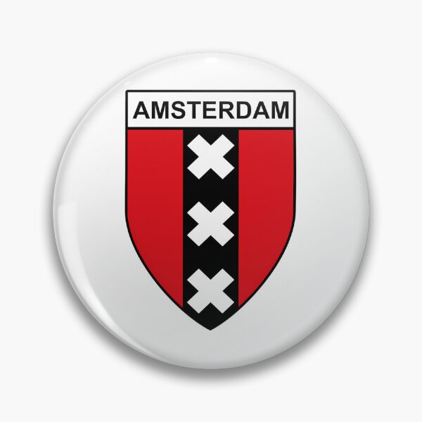 Item preview, 1 Amsterdam Flag Gifts Stickers  Products (Gf) designed and sold by brigivantmh.