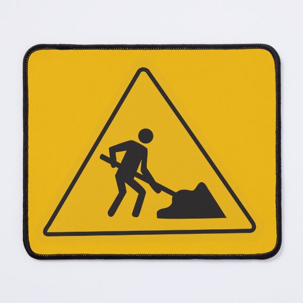 Item preview, Men at Work road sign designed and sold by ASKEW GRAPHICS.