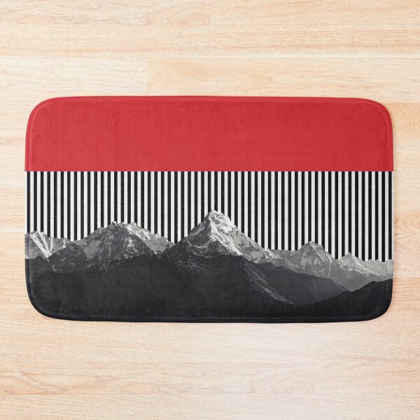 Item preview, Peak – Minimalist Mountain Landscape with Red Sky designed and sold by Underdott.