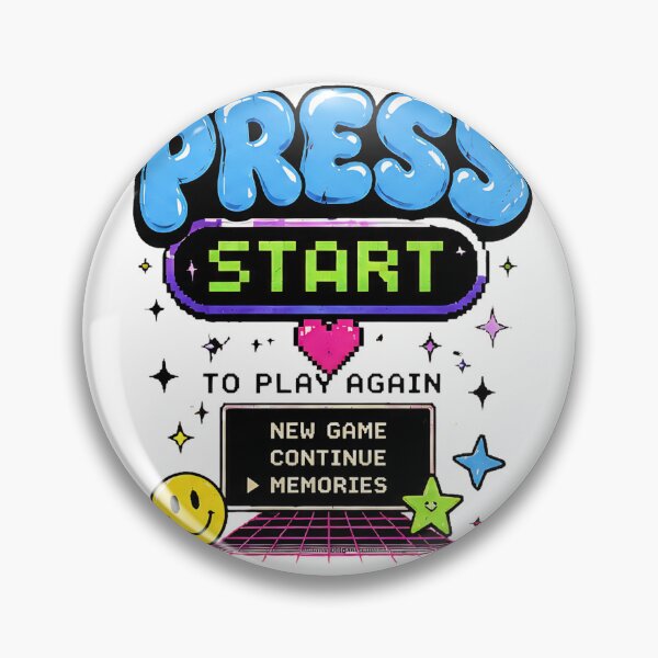 Item preview, Retro Y2K Aesthetic Gamer Press Start To Play Again Memories Menu designed and sold by anandariki.