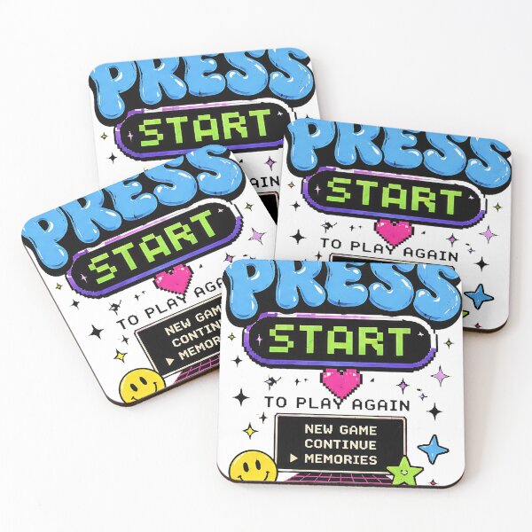 Item preview, Retro Y2K Aesthetic Gamer Press Start To Play Again Memories Menu designed and sold by anandariki.