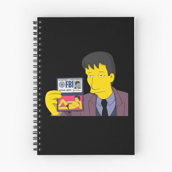 Item preview, Fox Mulder FBI Simpsons designed and sold by rockbottomau.