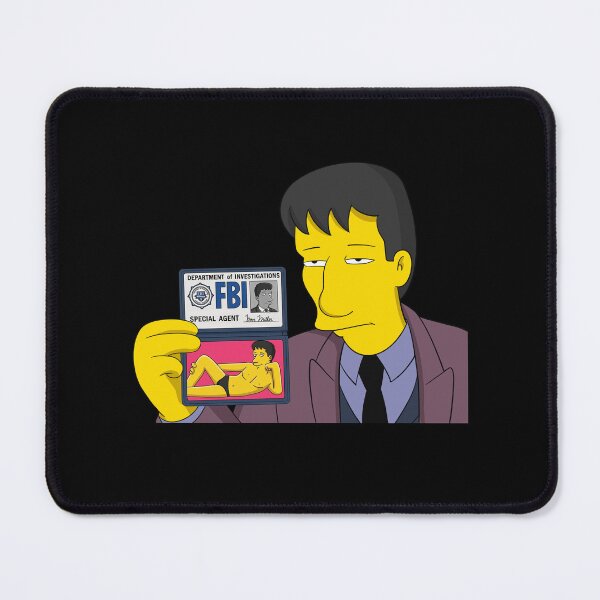 Item preview, Fox Mulder FBI Simpsons designed and sold by rockbottomau.