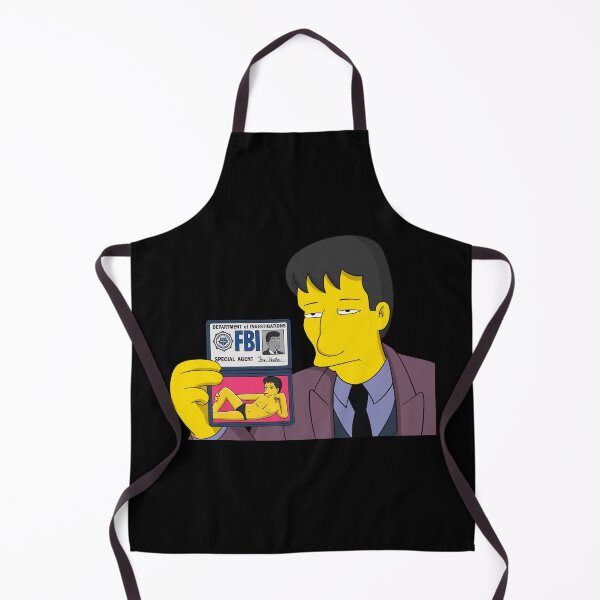 Item preview, Fox Mulder FBI Simpsons designed and sold by rockbottomau.