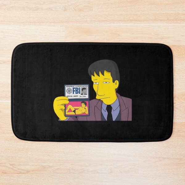 Item preview, Fox Mulder FBI Simpsons designed and sold by rockbottomau.