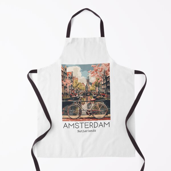 Item preview, 2 A Vintage Travel Illustration Of Amsterdam - Netherlands designed and sold by brigivantmh.