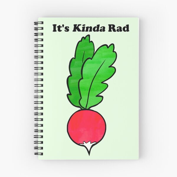 Item preview, It's Kinda Rad Radish Garden Pun designed and sold by CloudClown.