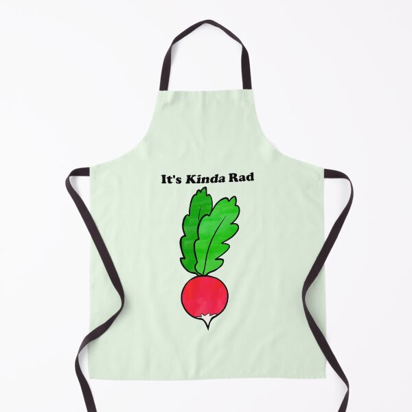 Item preview, It's Kinda Rad Radish Garden Pun designed and sold by CloudClown.